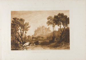 Zamek nad łąkami autorstwa Joseph Mallord William Turner