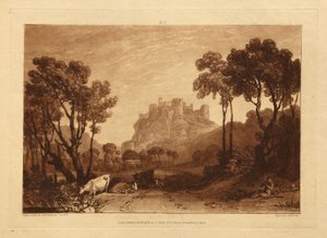 Zamek nad Łąkami autorstwa Joseph Mallord William Turner