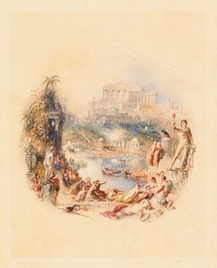 Ogród: ilustracja do „Epikurejczyka” Thomasa Moore