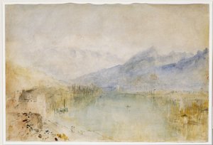 Jezioro Thun, ok.1844 autorstwa Joseph Mallord William Turner