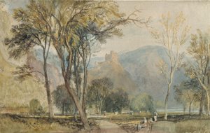Marksburg autorstwa Joseph Mallord William Turner