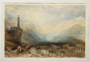 Przełęcz Splugen, ok. 1842-43 autorstwa Joseph Mallord William Turner