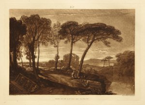 Świątynia Minerwy Medyki autorstwa Joseph Mallord William Turner