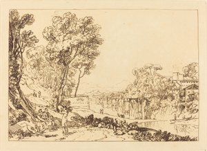 Kobieta i tamburyn autorstwa Joseph Mallord William Turner