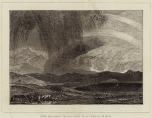 Liber Studiorum Turnera, torfowisko w Szkocji autorstwa Joseph Mallord William Turner