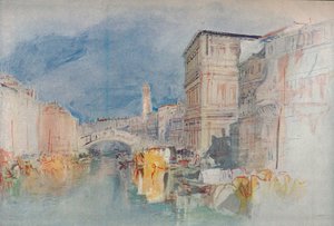 Wenecja: Casa Grimani i Rialto, 1909 autorstwa Joseph Mallord William Turner