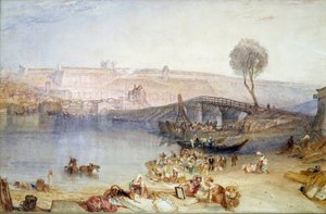 Widok na teren i zamek Saint Germain en Laye. Obraz Josepha Mallorda Williama Turnera (1775-1851) autorstwa Joseph Mallord William Turner