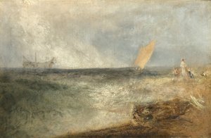 Widok z Margate, wieczór, ok. 1840 r. autorstwa Joseph Mallord William Turner