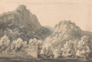 Wodospad Lodore, Cumberland autorstwa Joseph Mallord William Turner