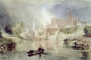 Katedra w Worcester i rzeka Severn autorstwa Joseph Mallord William Turner