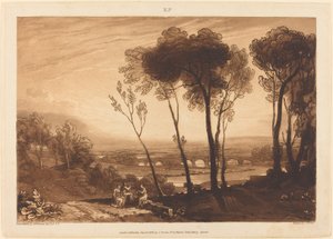 Most na średniej odległości autorstwa Joseph Mallord William Turner and Charles Turner