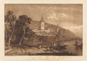 Miasto Thun autorstwa Joseph Mallord William Turner and Thomas Hodgetts
