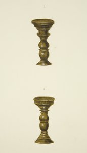 Dwa filary (gwoździe) przed Wymianą (akwarela na papierze) autorstwa Joseph Manning