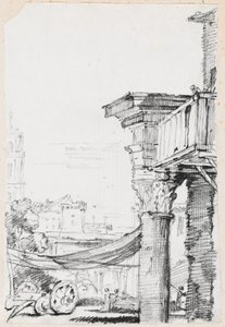 Balkon na Forum Romanum autorstwa Joseph Marie Vien