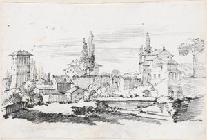 Domy we Włoszech autorstwa Joseph Marie Vien