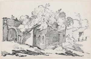 Grota Nimfy Egeria autorstwa Joseph Marie Vien