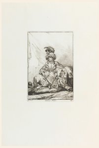Czarna Sułtana, płyta 28 z cyklu Karawana sułtana do Mekki autorstwa Joseph Marie Vien the Elder