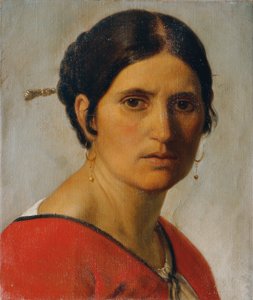 Włoska wieśniaczka autorstwa Joseph Mathias von Trenkwald