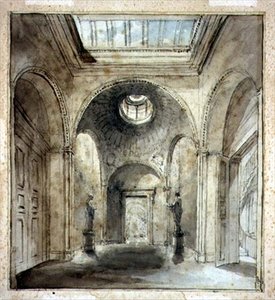 Przedpokój galerii rzeźb Sir Francisa Chantreya w Belgrave Place 30 projektu Sir Johna Soane