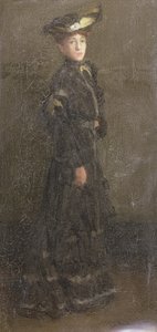 Paryska Dama (olej na płótnie)