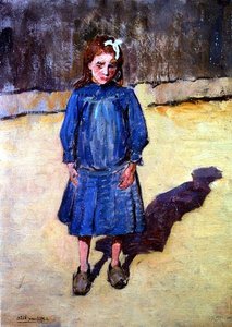 Niebieska Sukienka autorstwa Joseph Milner Kite