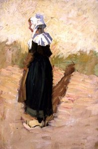 Mała Bretonka autorstwa Joseph Milner Kite