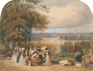Piknik na Richmond Hill autorstwa Joseph Murray Ince