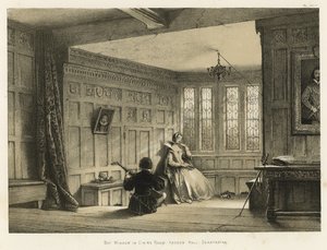 Okno wykuszowe w jadalni, Haddon Hall, Derbyshire