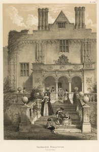 Cranbourne, Dorsetshire, od strony ogrodu