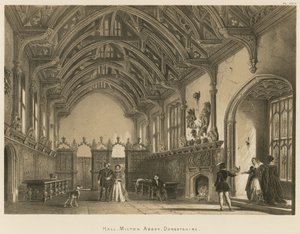 Hall, Opactwo Milton, Dorsetshire