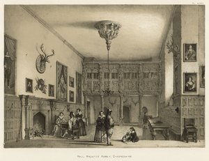 Sala, opactwo Wroxton, Oxfordshire