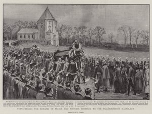 Przeniesienie szczątków księcia i księżnej Bismarck do Mauzoleum Friedrichsruh