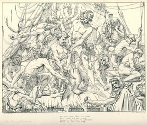 Ilustracja do Rime of the Ancient Mariner Coleridge