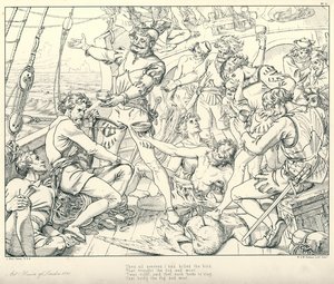 Ilustracja do rymu starożytnego marynarza Coleridge