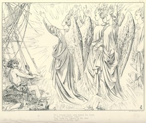 Ilustracja do rymu starożytnego marynarza Coleridge