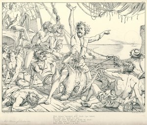 Ilustracja do rymu starożytnego marynarza Coleridge