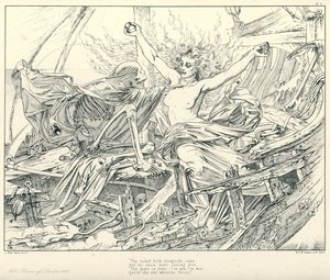 Ilustracja do rymu starożytnego marynarza Coleridge