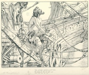 Ilustracja do rymu starożytnego marynarza Coleridge