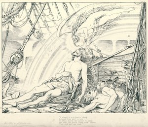 Ilustracja do rymu starożytnego marynarza Coleridge