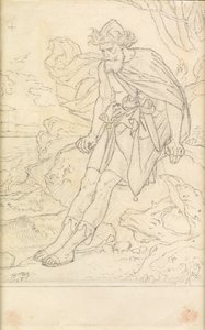 Ulisses na Ogygii autorstwa Joseph Noel Paton