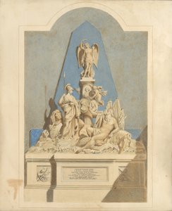 Projekt Memoriału Trzech Kapitanów, ca. 1784.