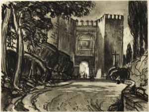 Brama Segowii autorstwa Joseph Pennell
