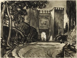 Brama Segowii autorstwa Joseph Pennell
