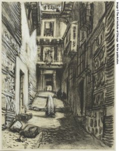 Ulica Toledo autorstwa Joseph Pennell