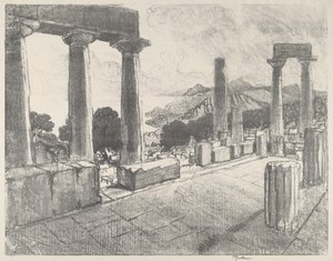 Egina, Czarny Las autorstwa Joseph Pennell
