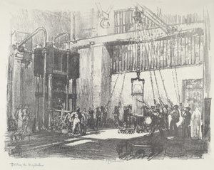 Butelkowanie Big Shell autorstwa Joseph Pennell