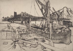 Chelsea, nr II, 1886. autorstwa Joseph Pennell