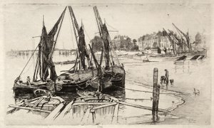 Chelsea, nr 1, 1886. autorstwa Joseph Pennell