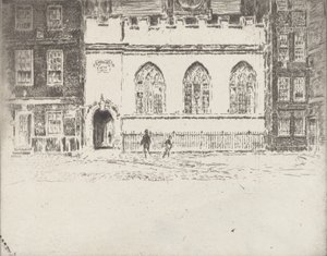 Karczma Clifforda, 1907. autorstwa Joseph Pennell