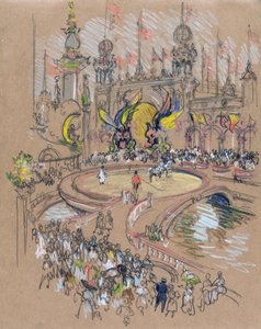Coney Island autorstwa Joseph Pennell